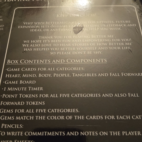 Better Me Game of Growth BRAND NEW IN PACKAGING! Board Game - Picture 4 of 9